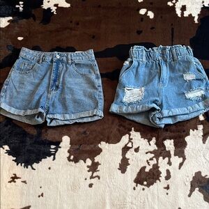 Bundle of Stylish Blue Denim Kids Shorts!